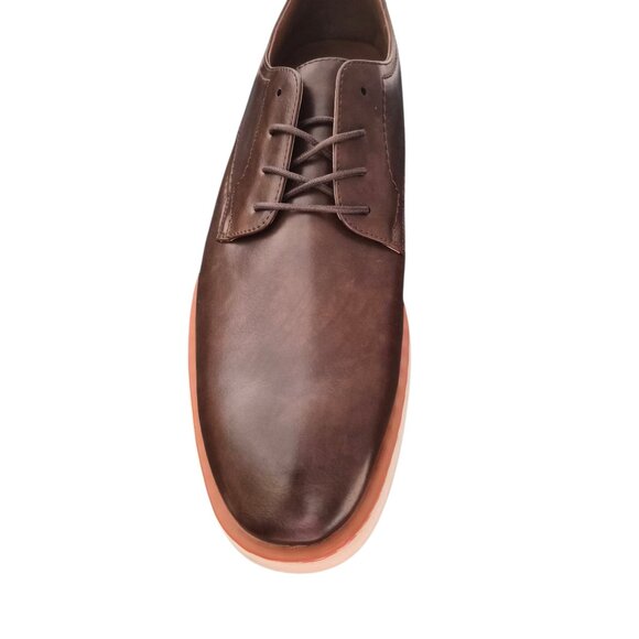 NWT George Men\'s Casual Oxford Shoes Kradinn Size 13 Dark Brown Foam Lace-Up main image 5